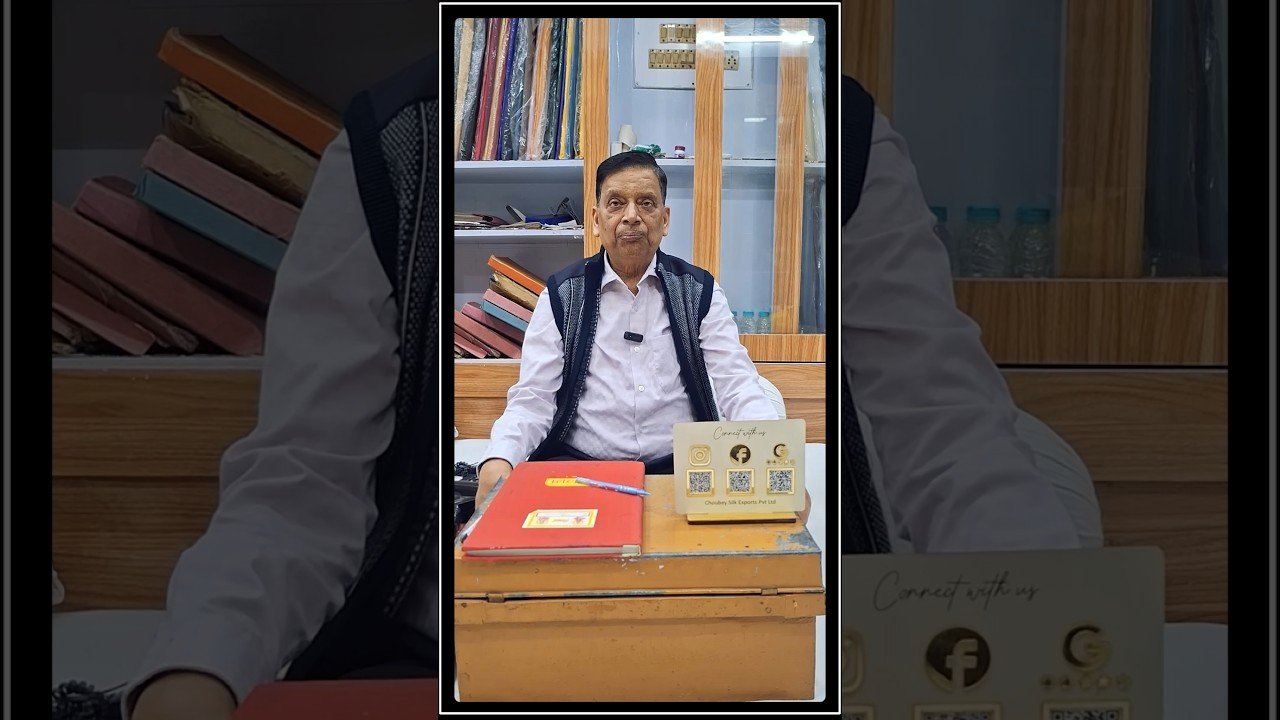 Watch Choubey Silk Banarasi weaving video
