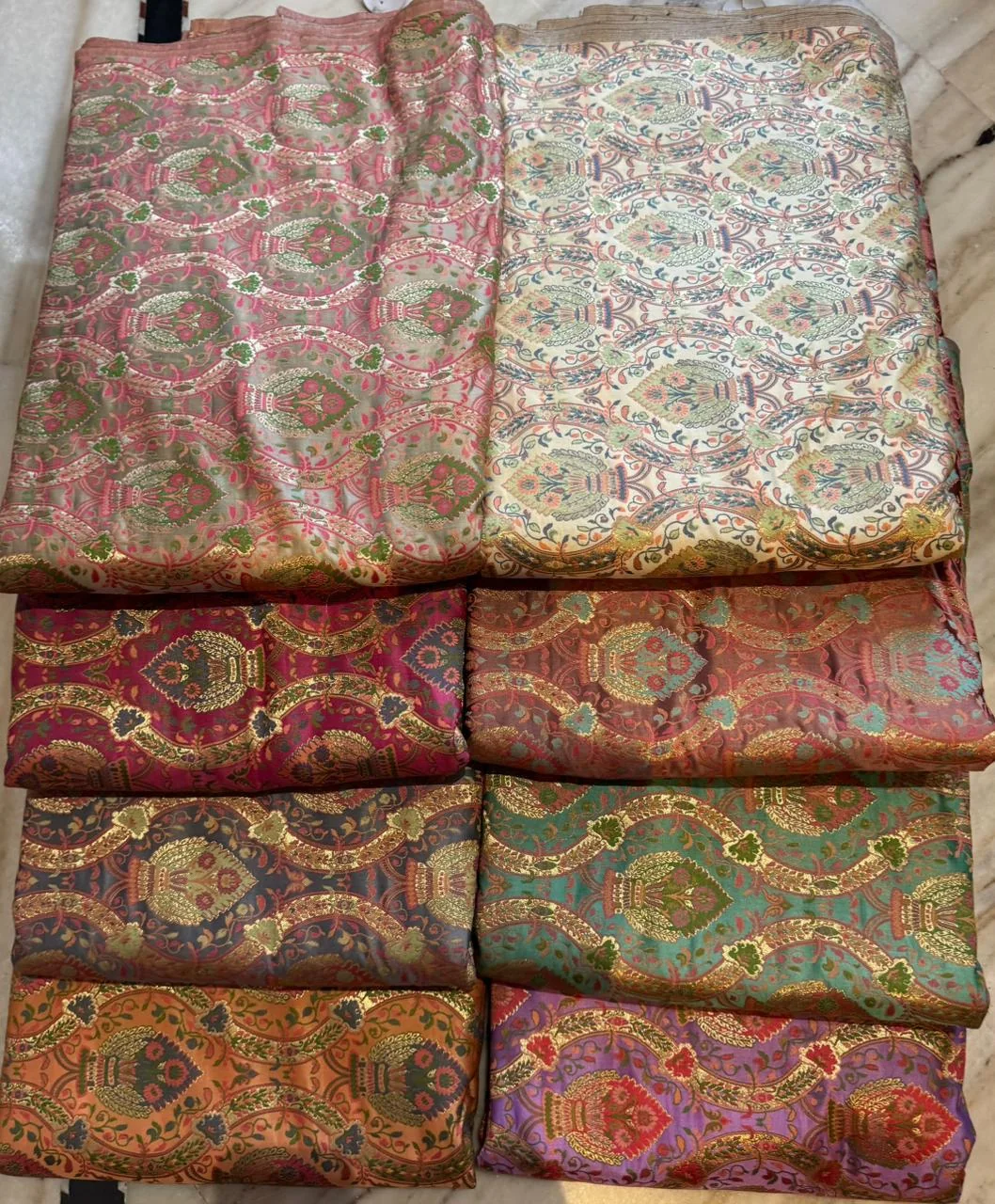 KashiFab Kimkhab fabric design 1
