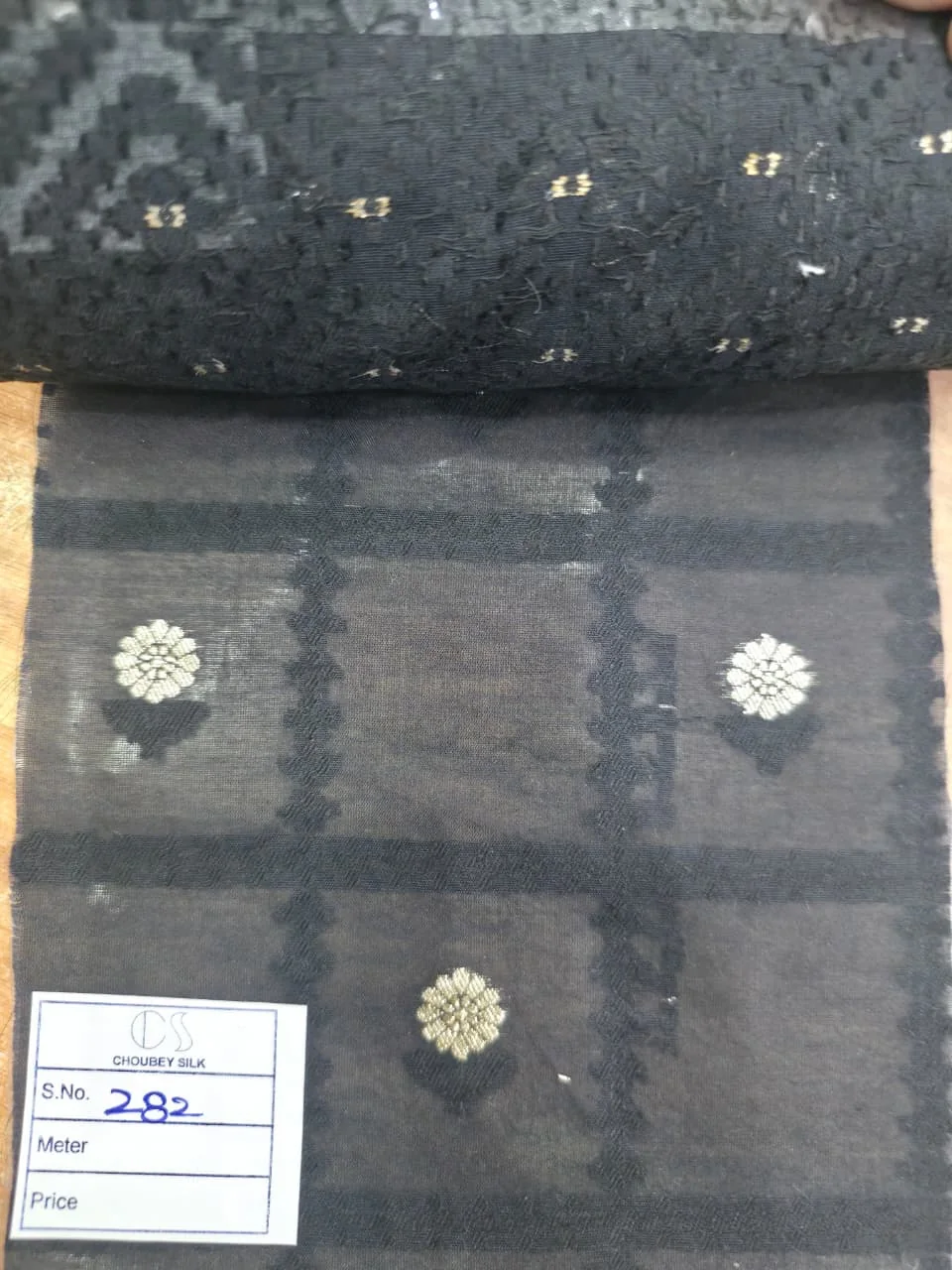 KashiFab Silk Jacquard fabric design 1