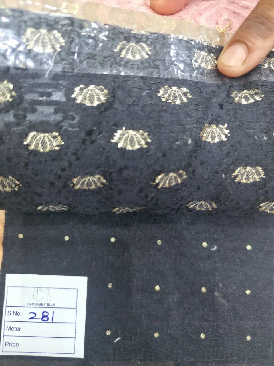 KashiFab Silk Jacquard fabric design 2