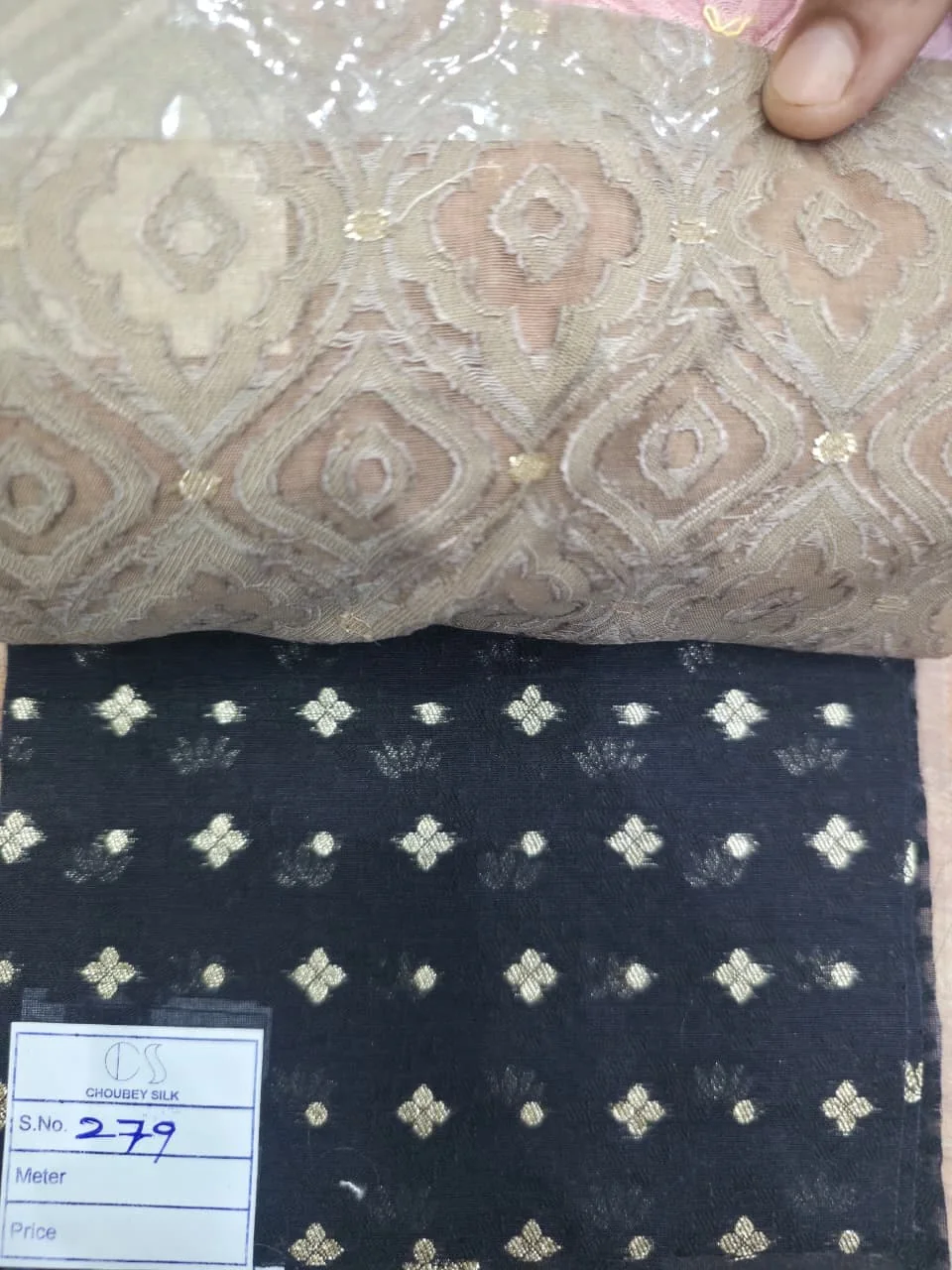 KashiFab Silk Jacquard fabric design 3