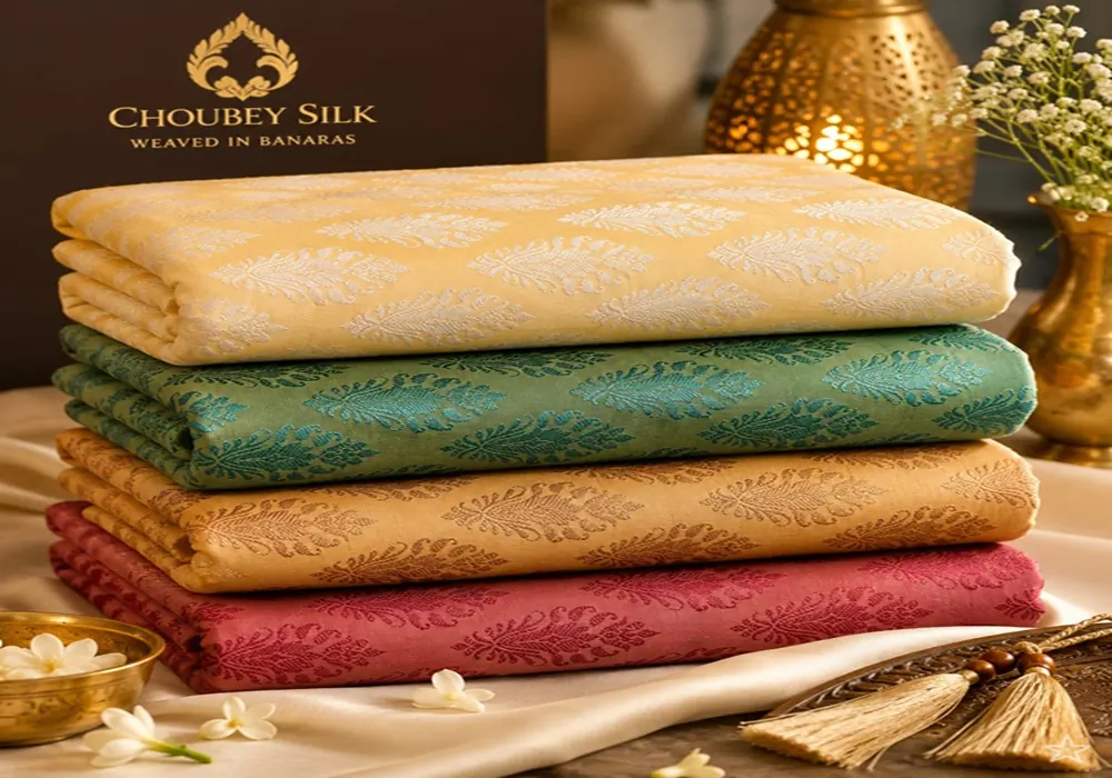 Banarasi Silk Brocade Care Guide , Washing, Storage & Ironing Tips | Choubey Silk Varanasi